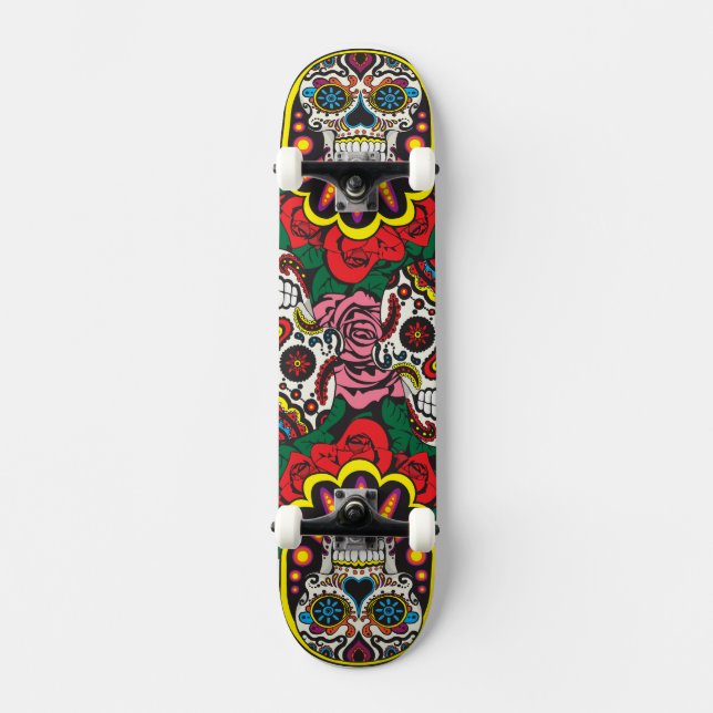 Day of the dead skateboard bräda 20,5 cm (Framsida)