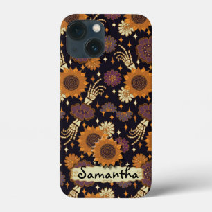 Day of the dead Skeleton Händer Blommigt iphone ca