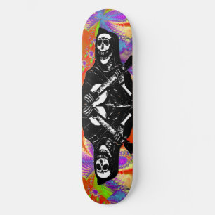 Day of the dead Skeleton Skate Board