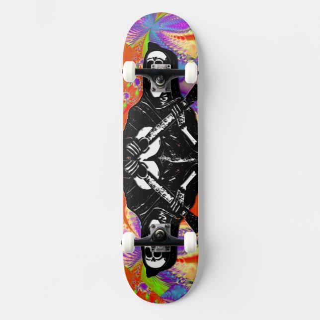 Day of the dead Skeleton Skate Board (Framsida)