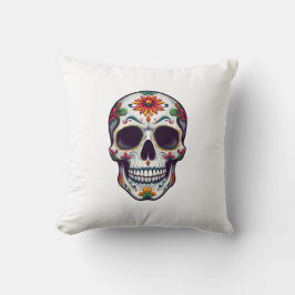Day of the dead Skull 2 Kudde