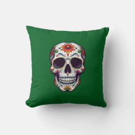 Day of the dead Skull 2 Kudde