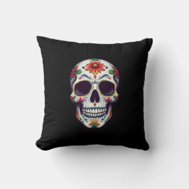 Day of the dead Skull 2 Kudde