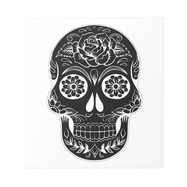Day of the dead Skull Anteckningsblock (Framsida)