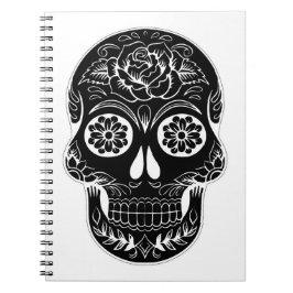Day of the dead Skull Anteckningsbok