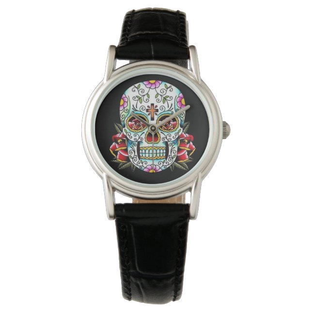 Day of the dead Skull Armbandsur (Framsida)