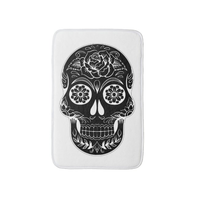 Day of the dead Skull Badrumsmatta (Framsidan (Vertikal))