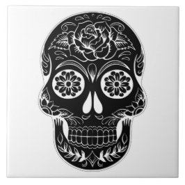 Day of the dead Skull Kakelplatta
