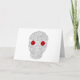 Day of the dead Skull Kort