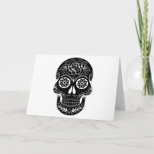 Day of the dead Skull Kort (Framsida)