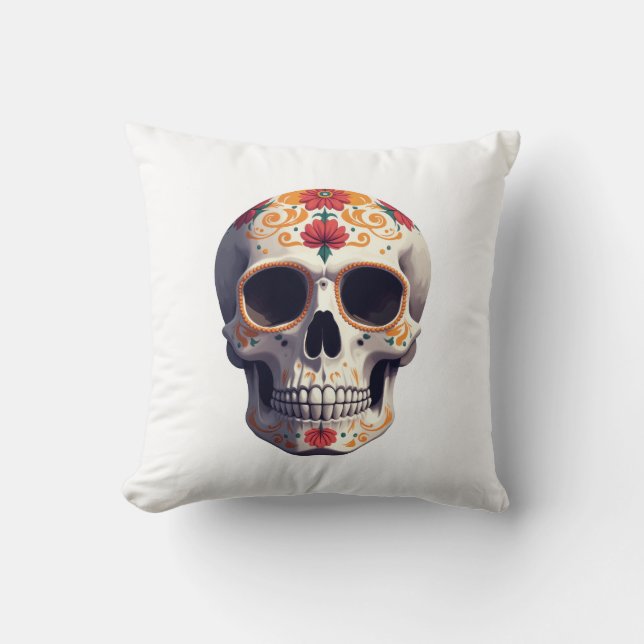 Day of the dead Skull Kudde (Framsida)