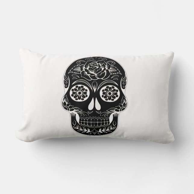 Day of the dead Skull Lumbarkudde (Framsida)