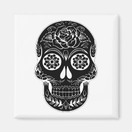 Day of the dead Skull Magnet