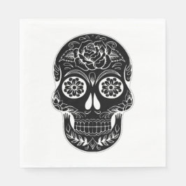 Day of the dead Skull Pappersservett