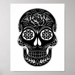 Day of the dead Skull Poster