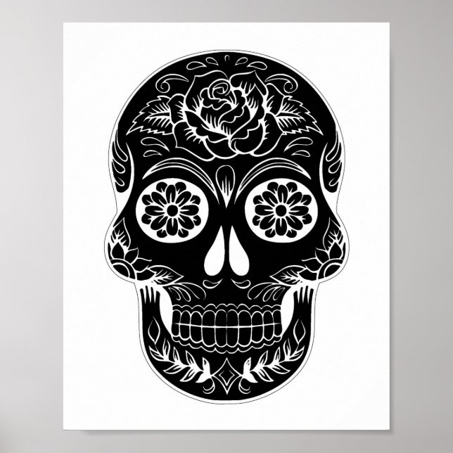 Day of the dead Skull Poster (Framsidan)