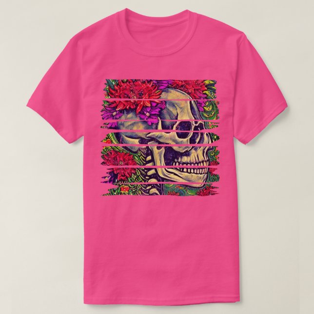 Day of the dead Skull T Shirt (Design framsida)