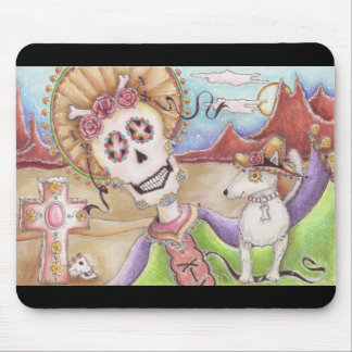 Day of the dead "skymning med hunden" Mousepad! Musmatta