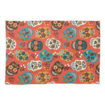 Day of the dead SockerDöskallar, orange