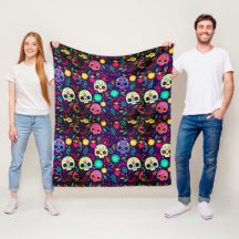 Day of the dead,sockerskalle mönster,Halloween