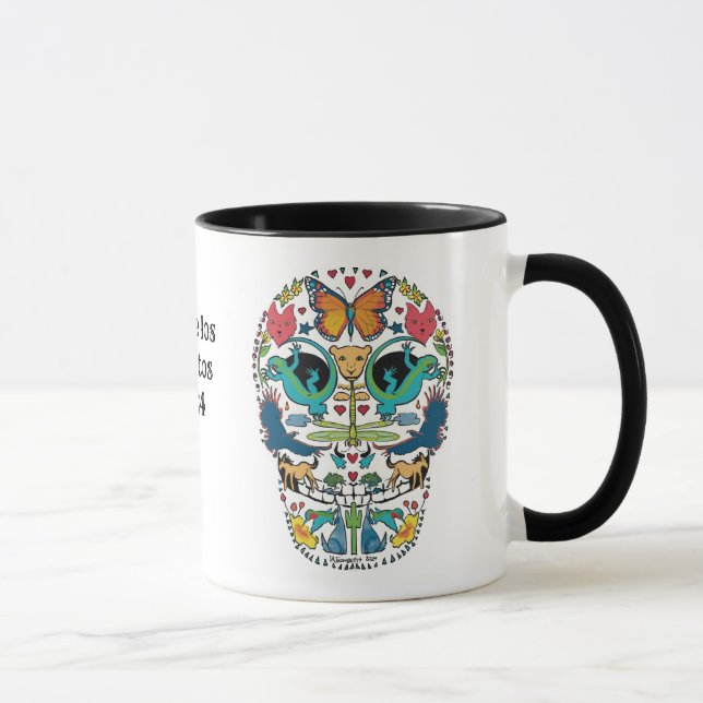 Day of the dead Spirit Animal Mugg (Höger)