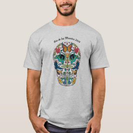 Day of the dead Spirit Animal Sugar Skull T-Shirt