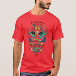 Day of the dead Spirit Animal Sugar Skull T-Shirt