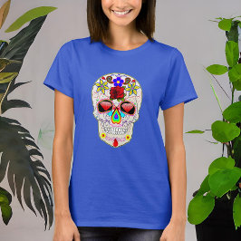 Day of the dead Stil Ro Skull T Shirt