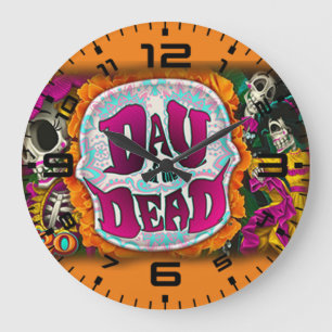 Day of the dead stor klocka