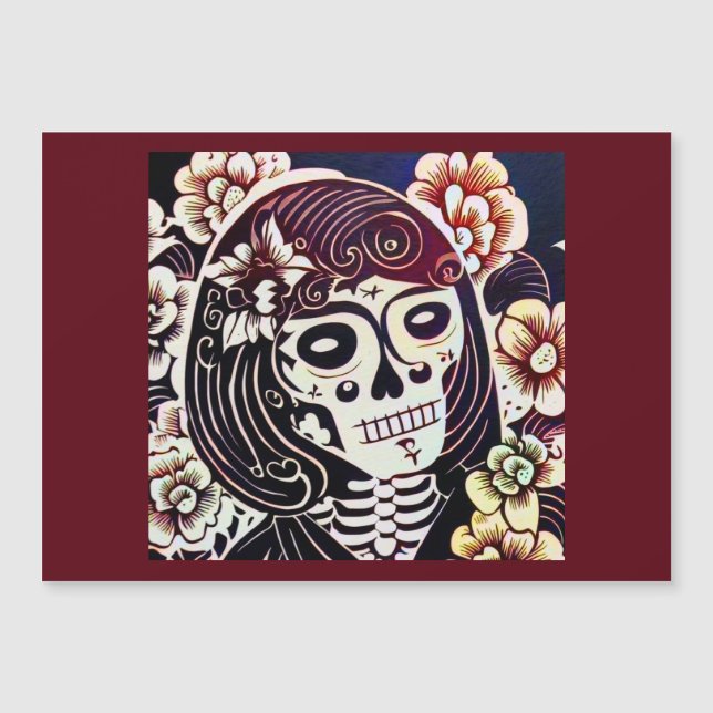 Day of the dead Sugar Skull 2 (Framsida)