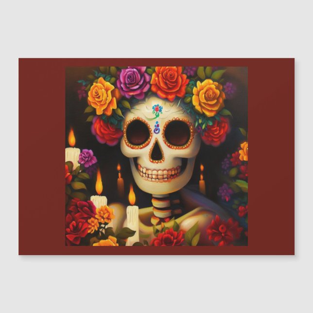 Day of the dead Sugar Skull 3 (Framsida)