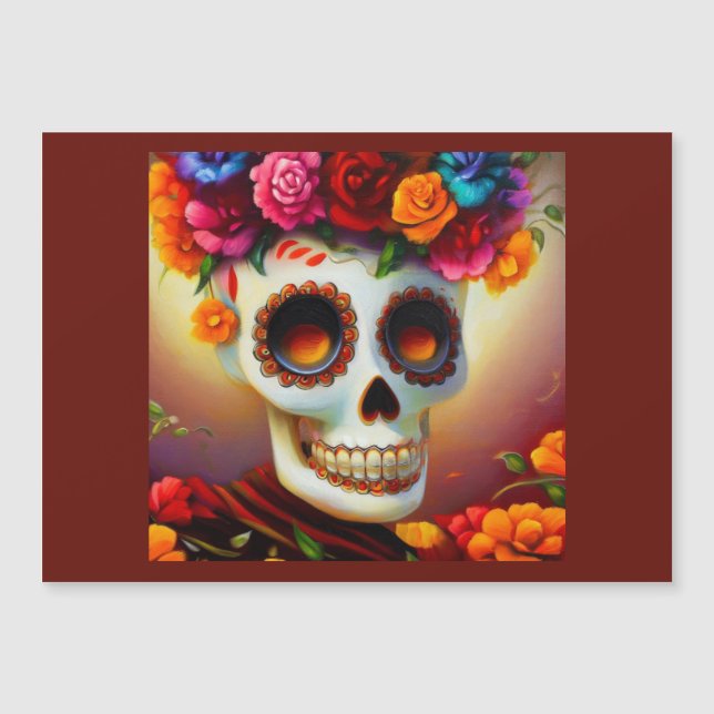 Day of the dead Sugar Skull 4 (Framsida)