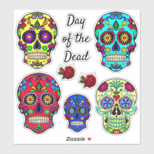 Day of the dead Sugar Skull Big Stickers Klistermärken