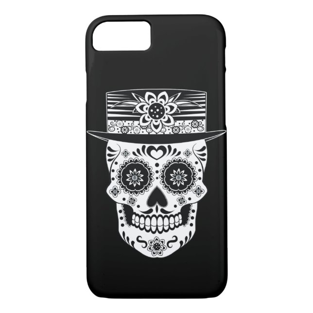 Day of the dead Sugar Skull Case-Mate iPhone Skal (Baksida)