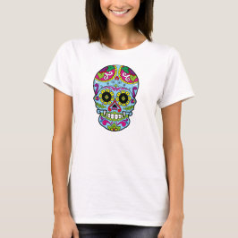 Day of the dead Sugar Skull Dia de los Muertos T Shirt