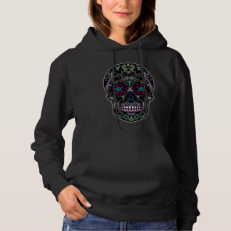 Day of the dead Sugar Skull - färglöst svart T-shirt