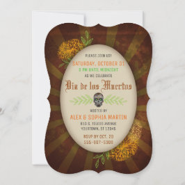 Day of the dead Sugar Skull | Halloween Inbjudningar