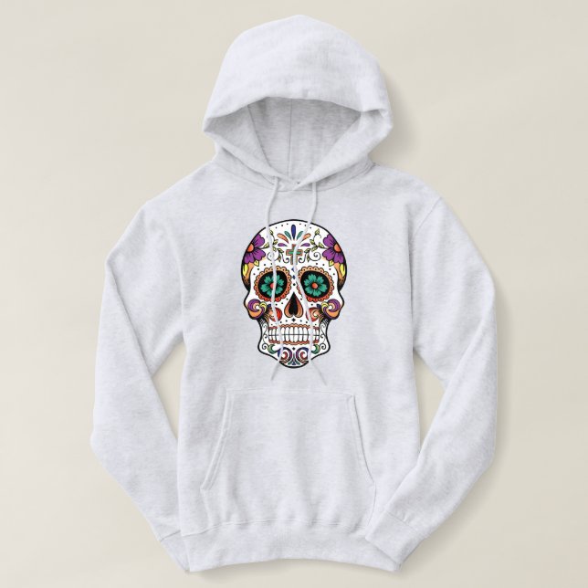 Day of the dead Sugar Skull Kvinnor T Shirt (Design framsida)