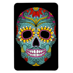 Day of the dead Sugar Skull Magnet
