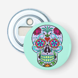 Day of the dead Sugar Skull Magnet Flaska-öppnare Flasköppnare