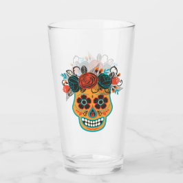 Day of the dead Sugar Skull med Ro Glaskopp