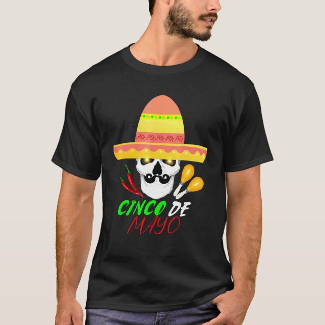 Day of the dead Sugar Skull Muertos Tee 1 (Framsida)