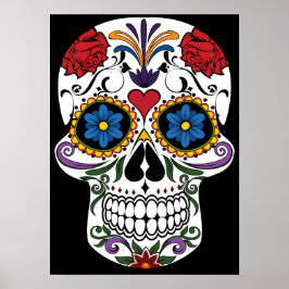 Day of the dead Sugar Skull Poster