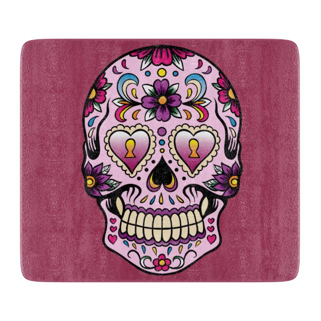 Day of the dead Sugar Skull Rosa (Framsidan)
