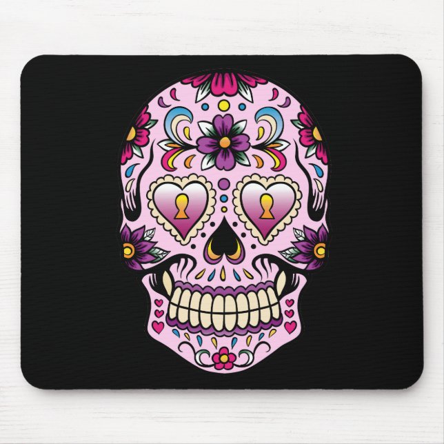 Day of the dead Sugar Skull Rosa Musmatta (Framsidan)