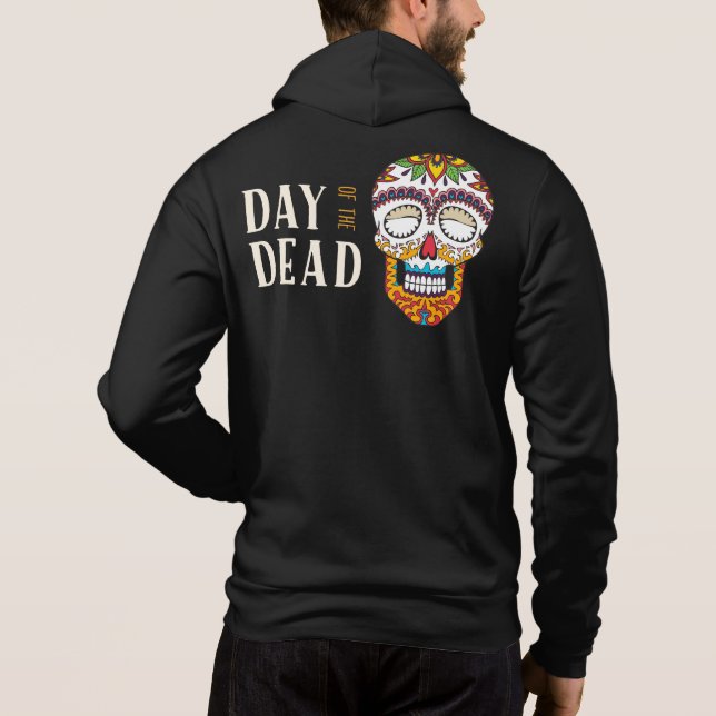 Day of the dead Sugar Skull T Shirt (Baksida)