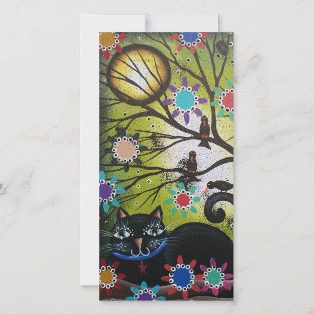 Day of the dead, svart konst_ fotokort (Framsida)