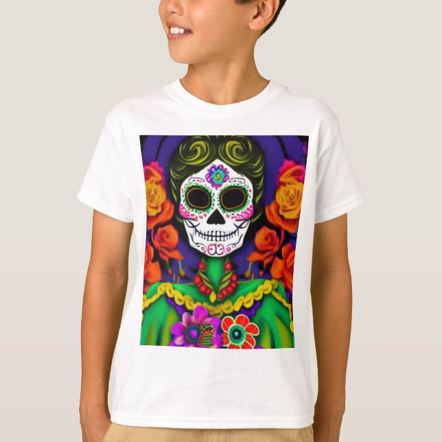 Day of the dead t shirt (Framsida)