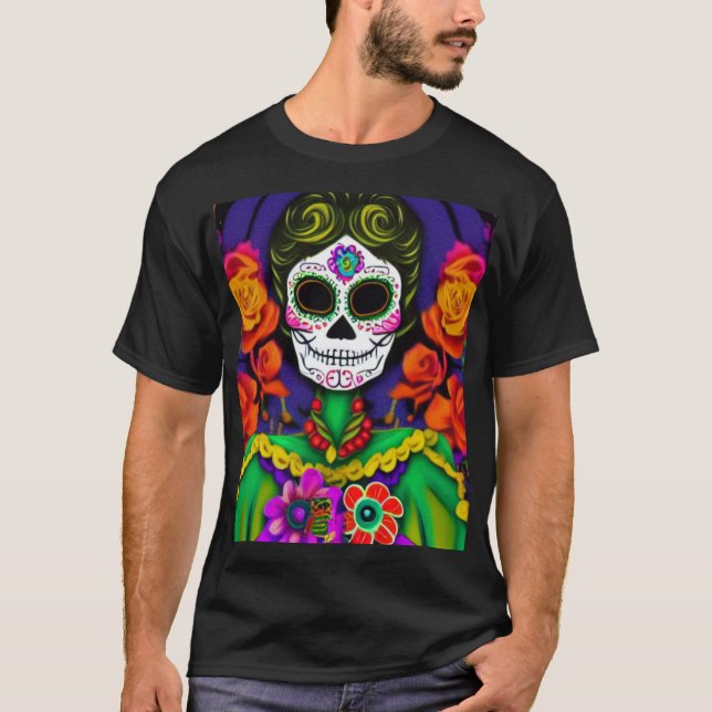 Day of the dead t shirt (Framsida)