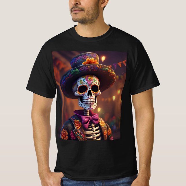 Day of the dead t shirt (Framsida)